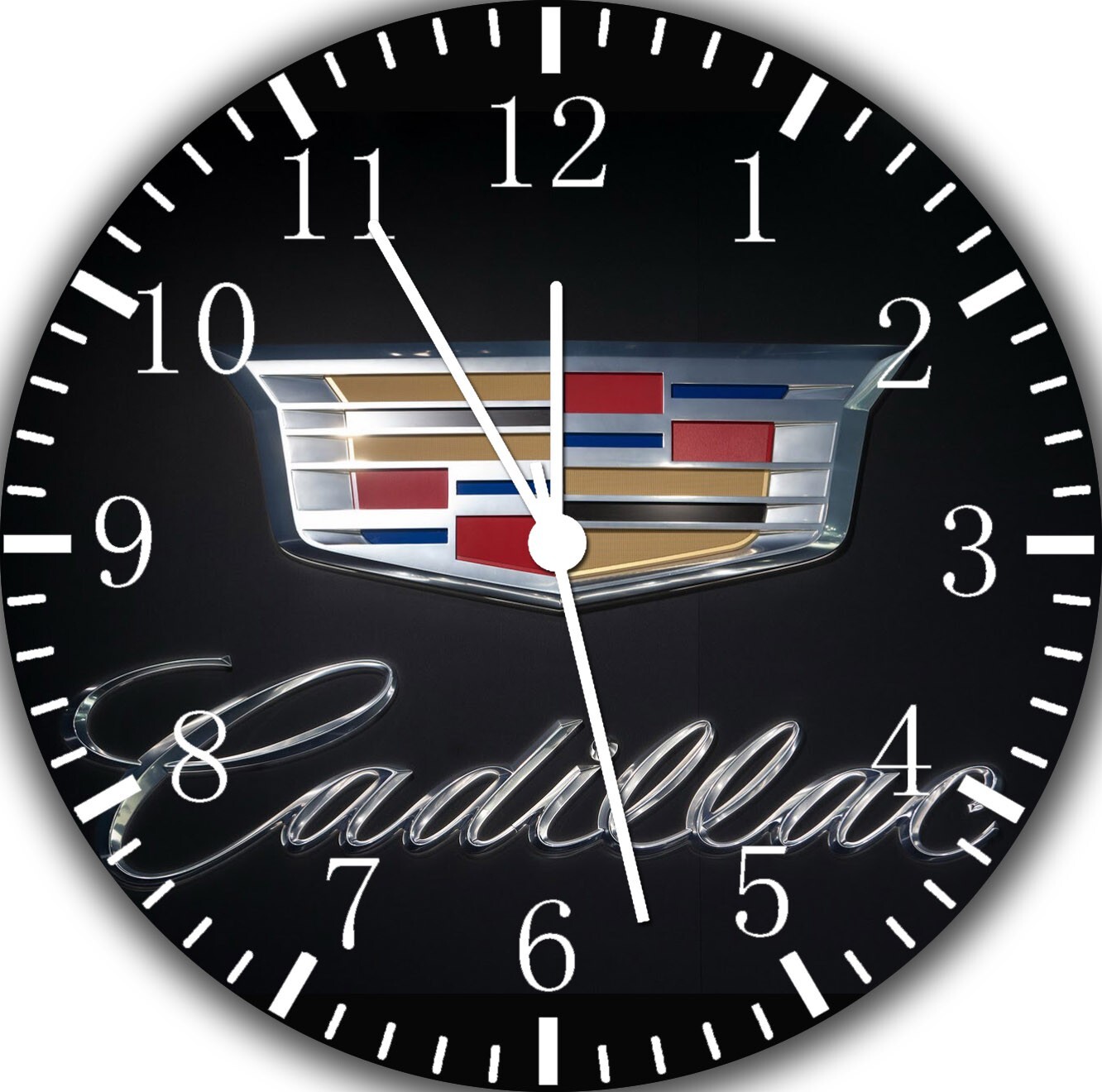 Cadillac Wall Clock E181 Personalized option with adding name