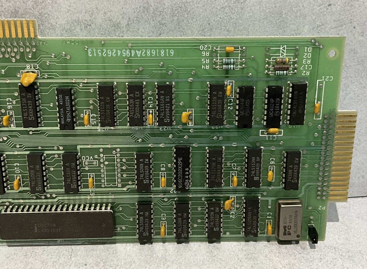Vintage 1980s ISA Parallel Printer Card 8-Bit DB25 Interface Adapter