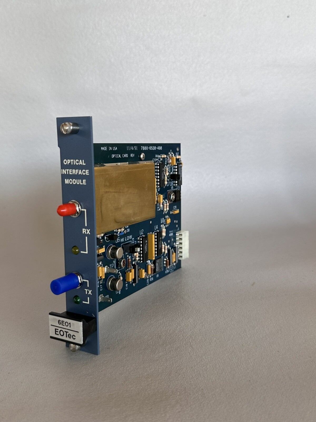 Weed Fiber-optics 6E01 7880-6538-498 Electrical Interface Module
