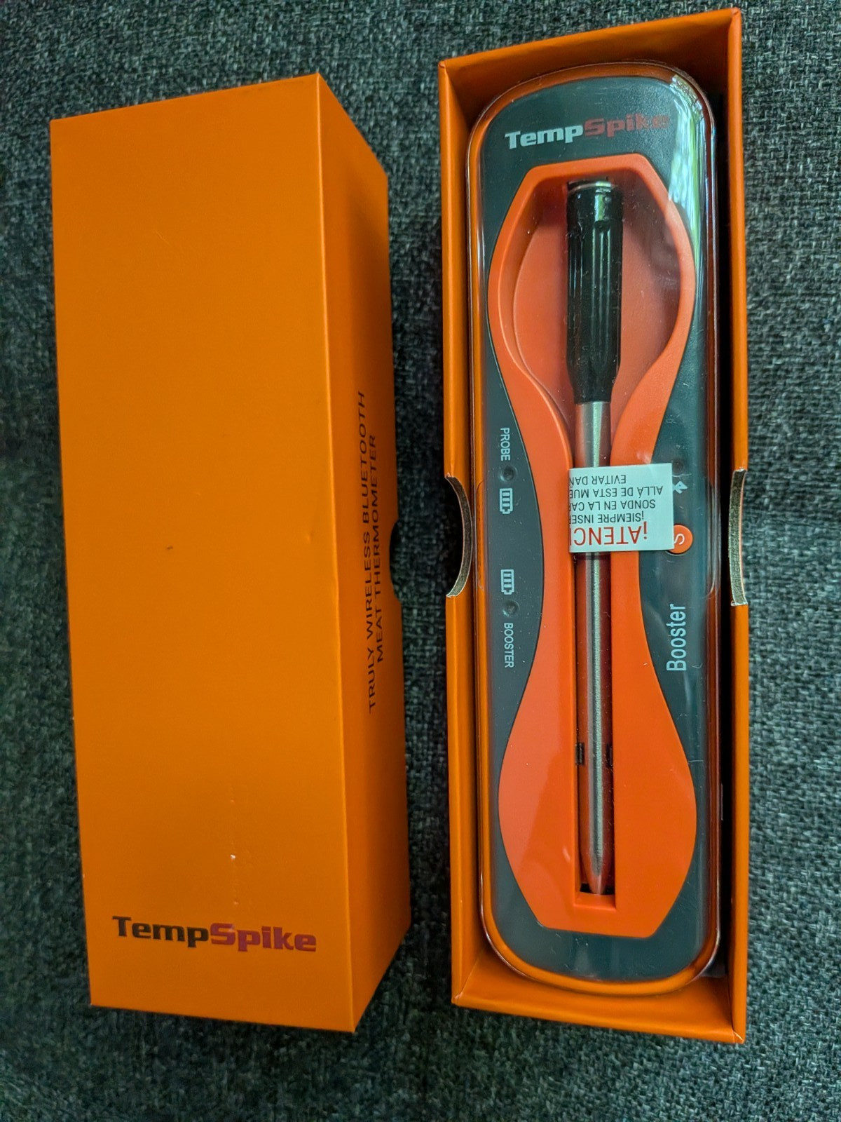 ThermoPro Tempspike Wireless Meat Thermometer Bluetooth - Red (TP960W) Open Box