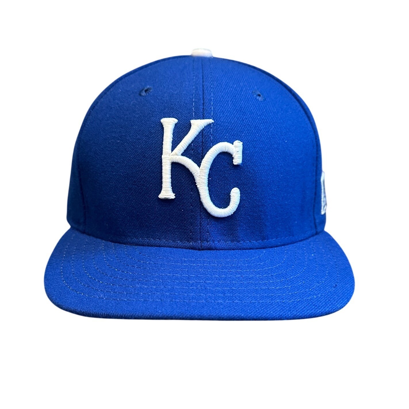 Vtg Kansas City Royals New Era 59FIFTY Hat Cap 7 1/2 Postseason 2014 Made in USA