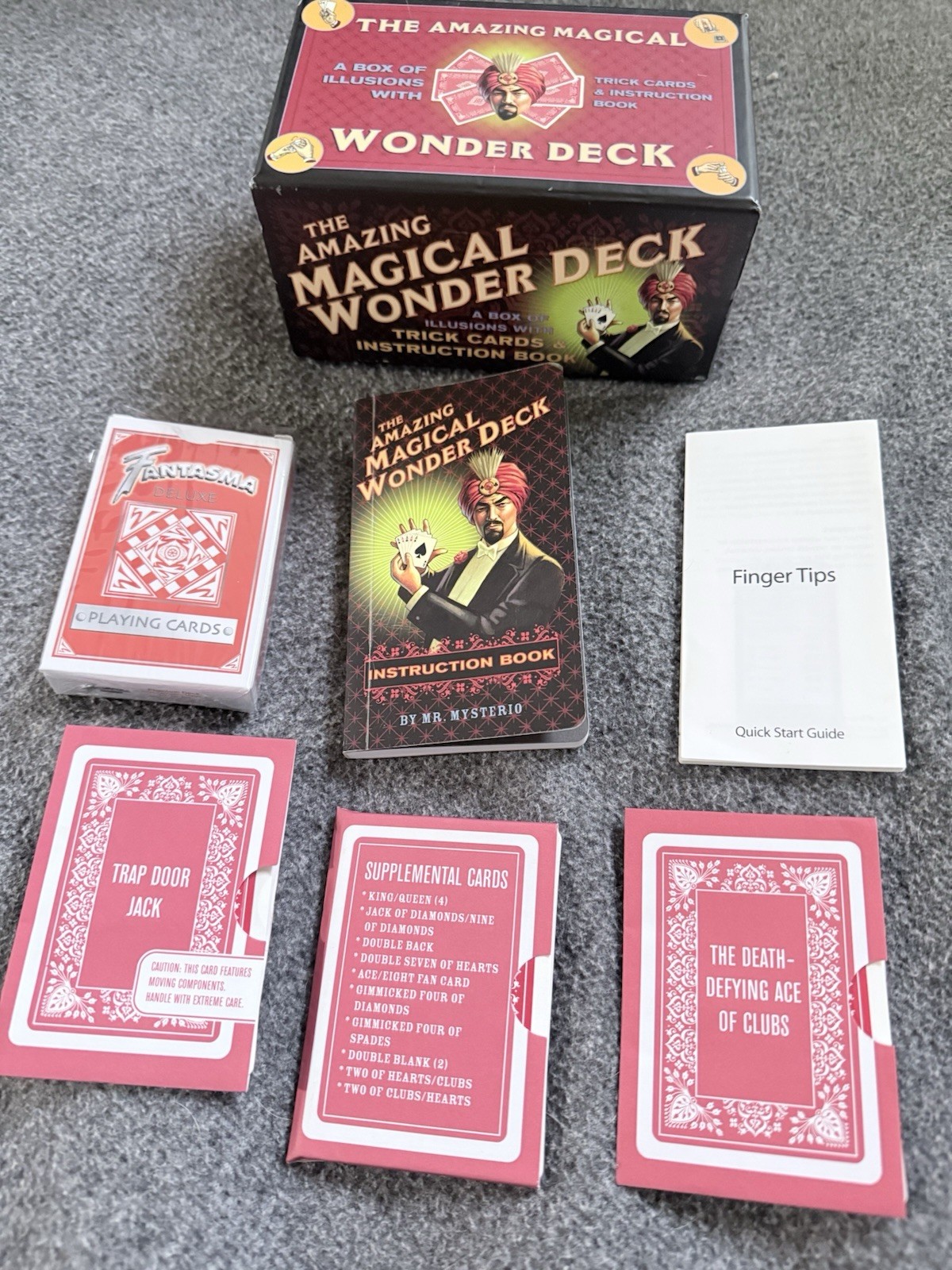 The Amazing Magical Wonder Deck Magic Trick Illusion Card Deck Complete