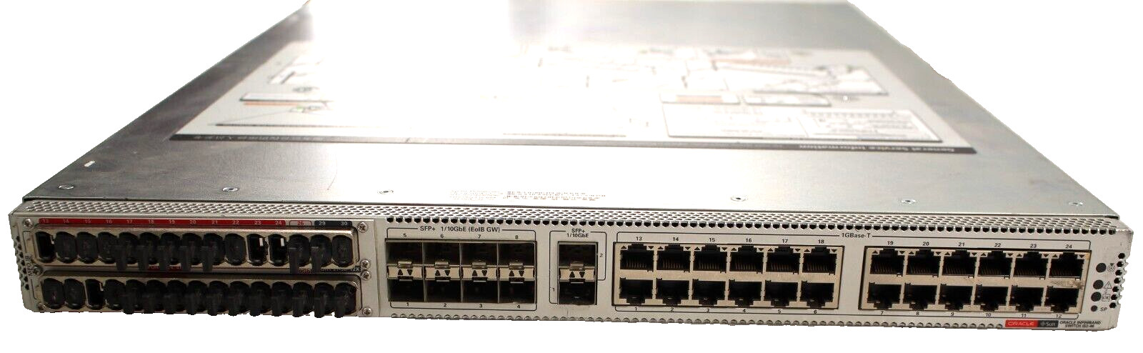 Oracle InfiniBand Switch IS2-46 33831904+1+15 7322648 w/Sun MPO-IB No PSUs