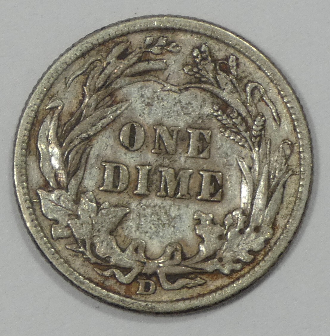 1911-D Barber Dime EXTRA FINE Silver 10c ~ Surface Marks
