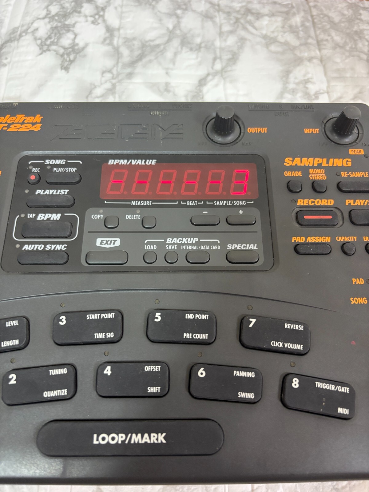 Zoom ST-224 SampleTrak Vintage Digital Sampler Rhythm Machine Japan Tracking