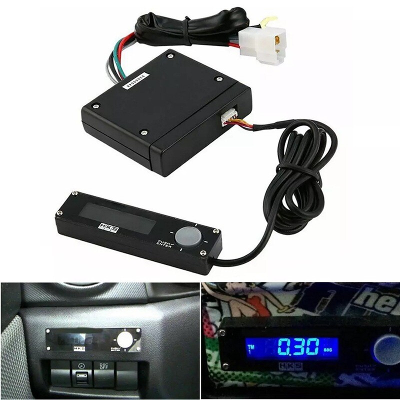 1PCS Universal Auto Car Type 0 Turbo Timer with Blue LED Electronic Display