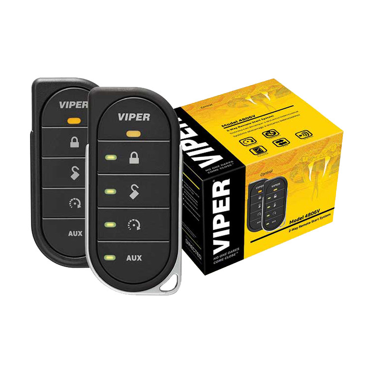 Viper 4806V 2 Way LED Car Remote Start 1 Mile Range 4806V W/ DB3 bypass module