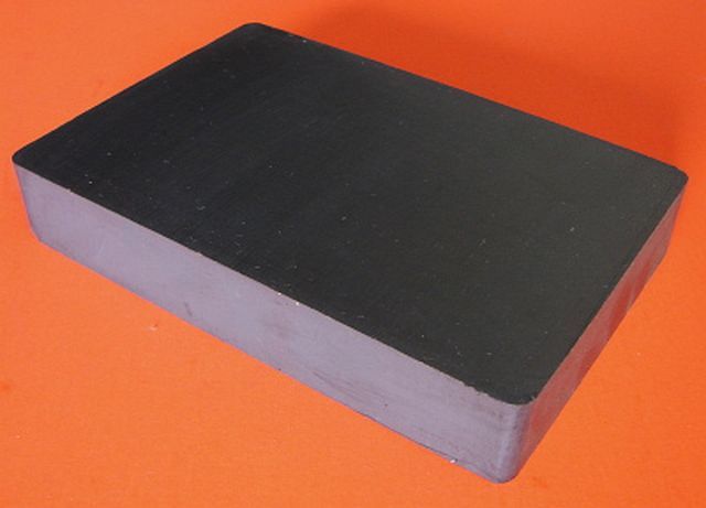 2 Ceramic magnets 6" x  4" x 1" Block C8 Applied Magnets®