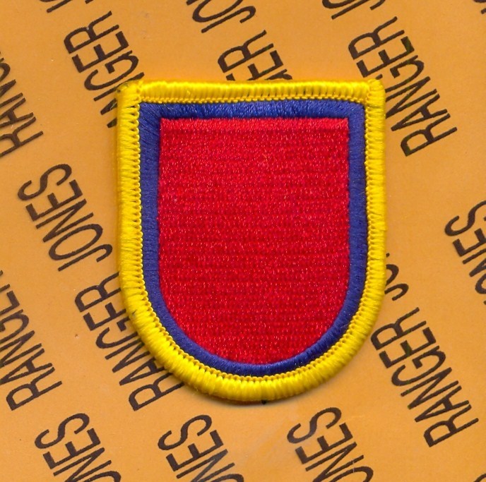 US Army 127th Airborne Engineer Bn. beret flash patch m/e