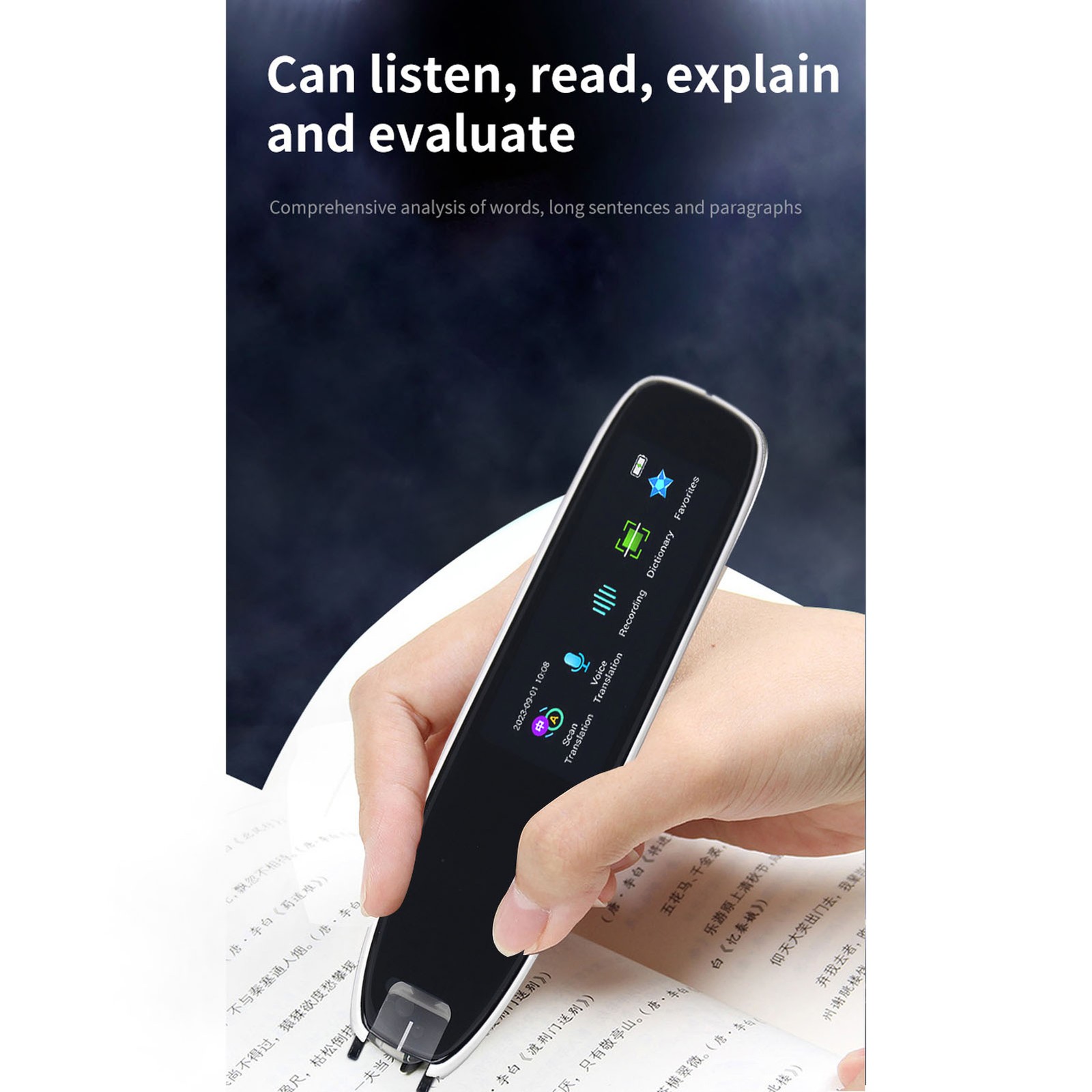 Smart Voice Translator Pen With 13 Languages Support For Communication