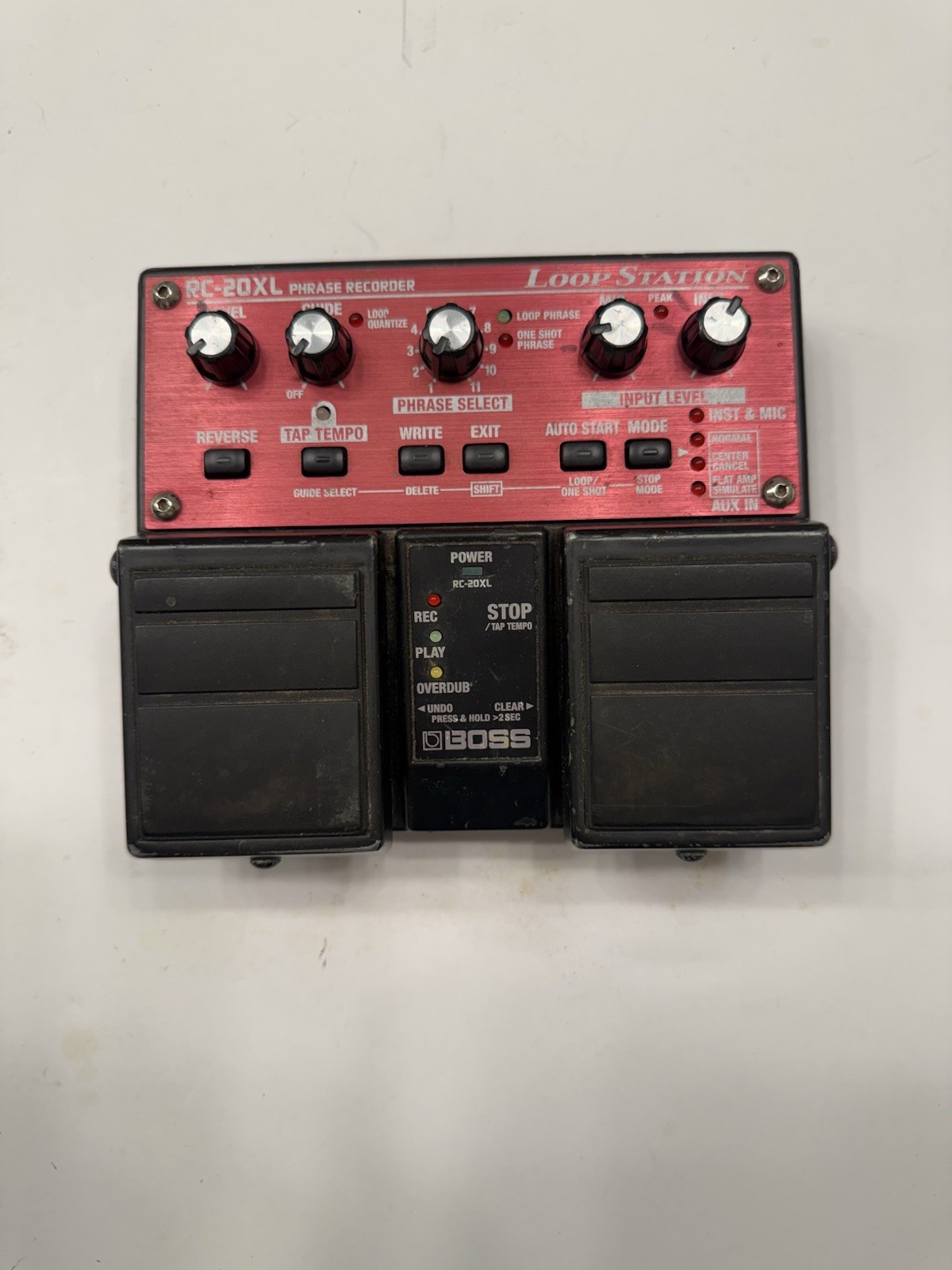 Boss RC-20XL Loop Station Phrase Recorder Sampler Guitar Effect Pedal + PSU