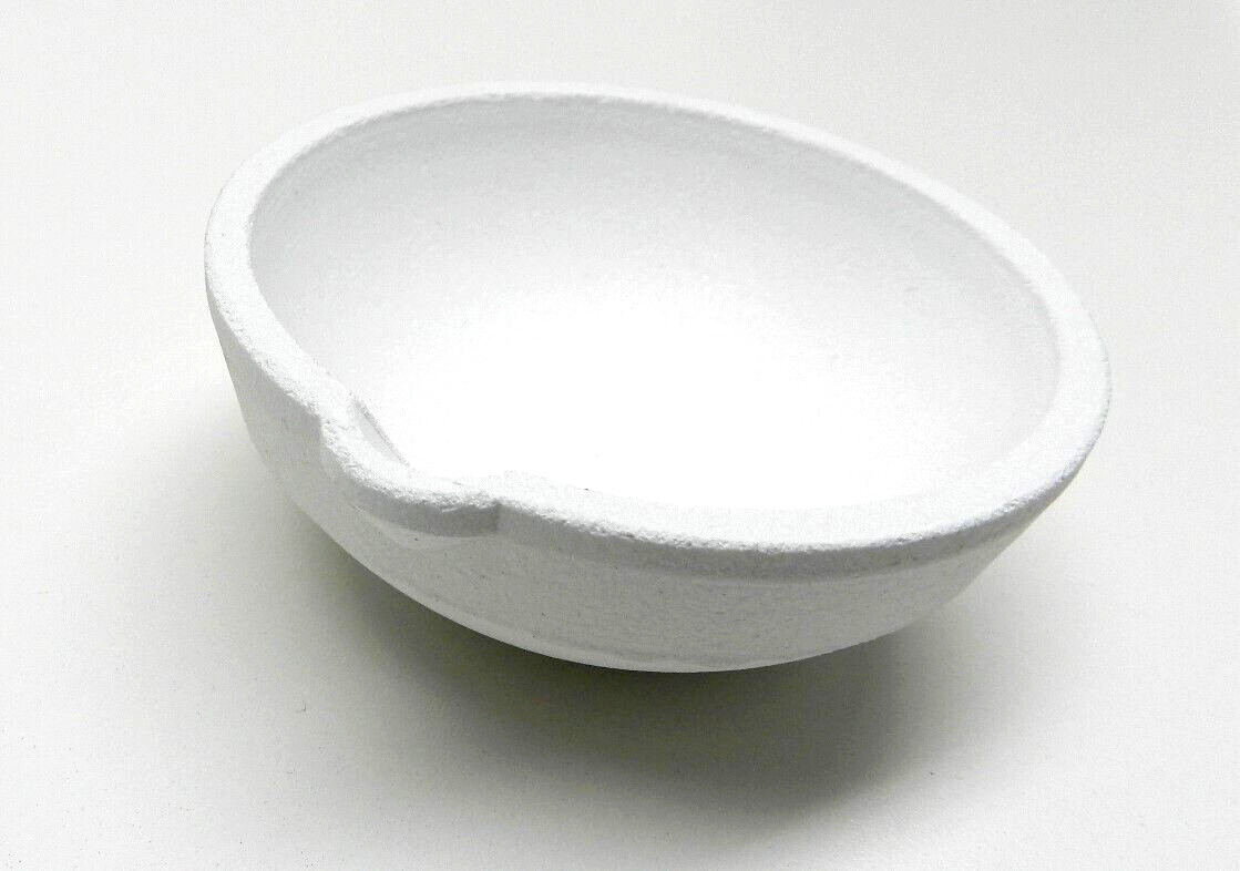 250 Gram Ceramic Alumina Crucible Melting Gold Silver Copper Jewelers Casting
