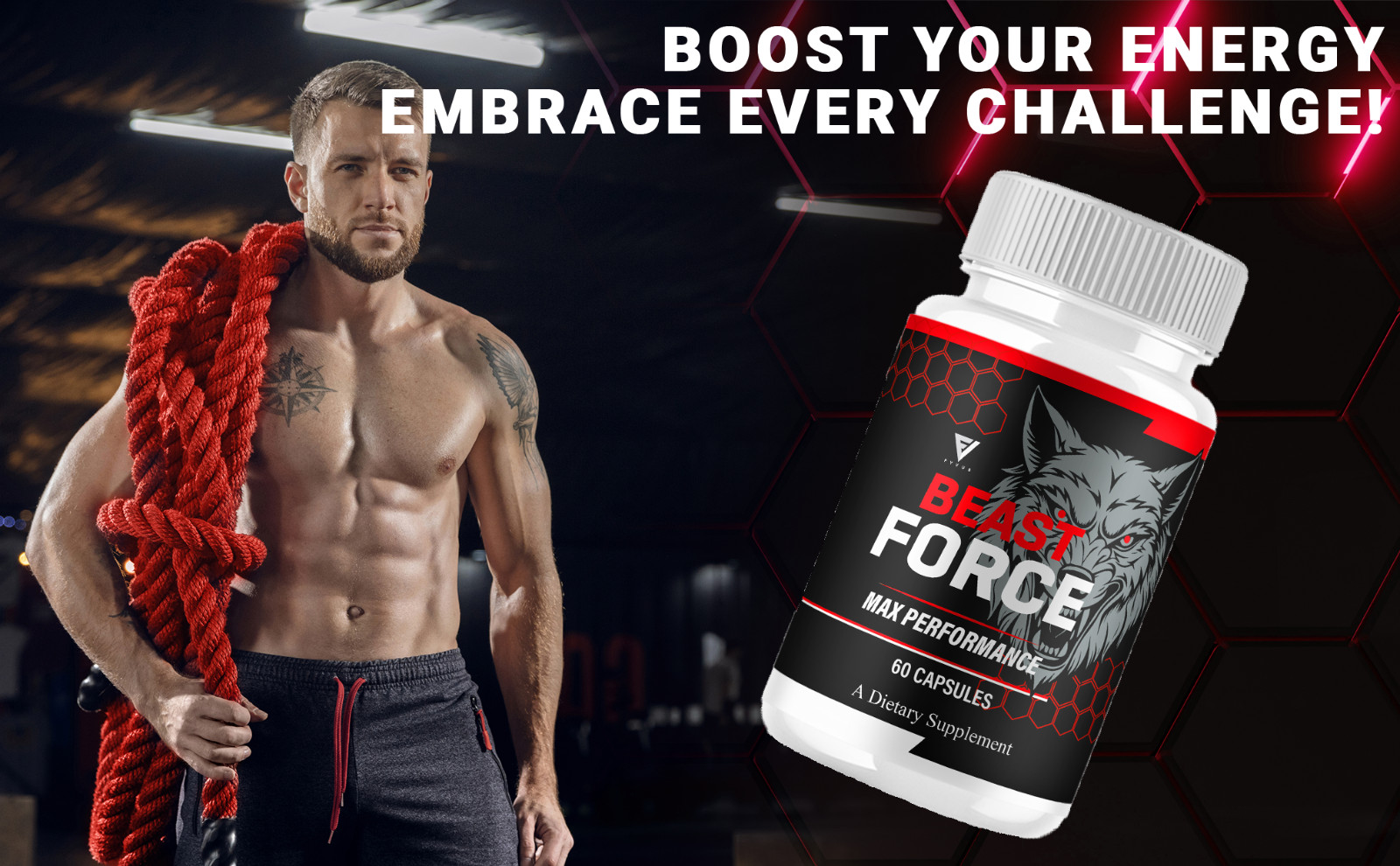 Beast Force Pills BeastForce Maximum Performance Formula (60 Capsules)