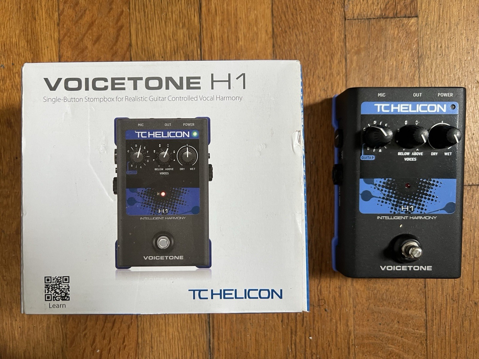 TC Helicon Voicetone H1 Intelligent Harmony Effect Pedal