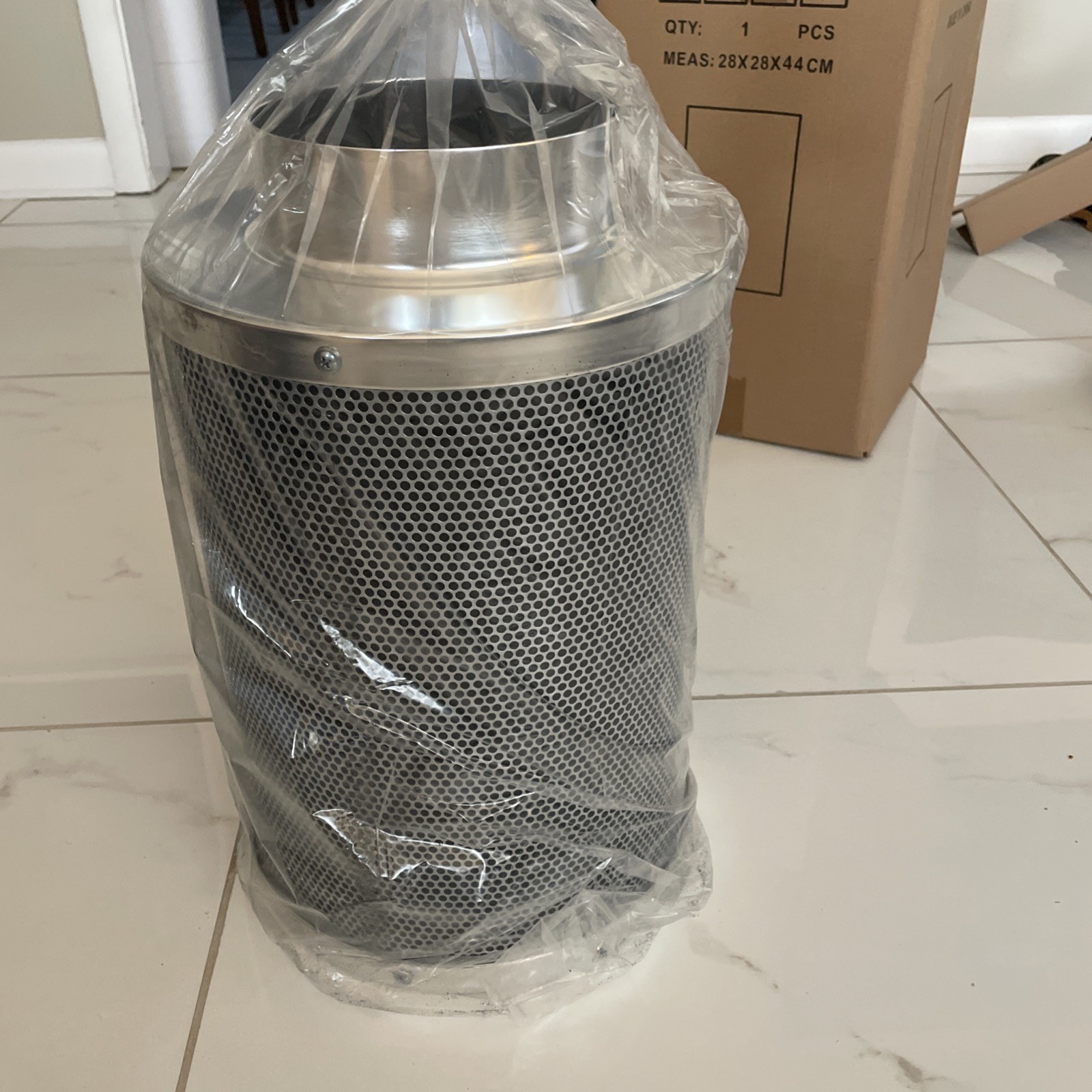 GLFILT6M 6 Inch Carbon Air Filter Replacement Grow Tent Hydroponic Ventilation