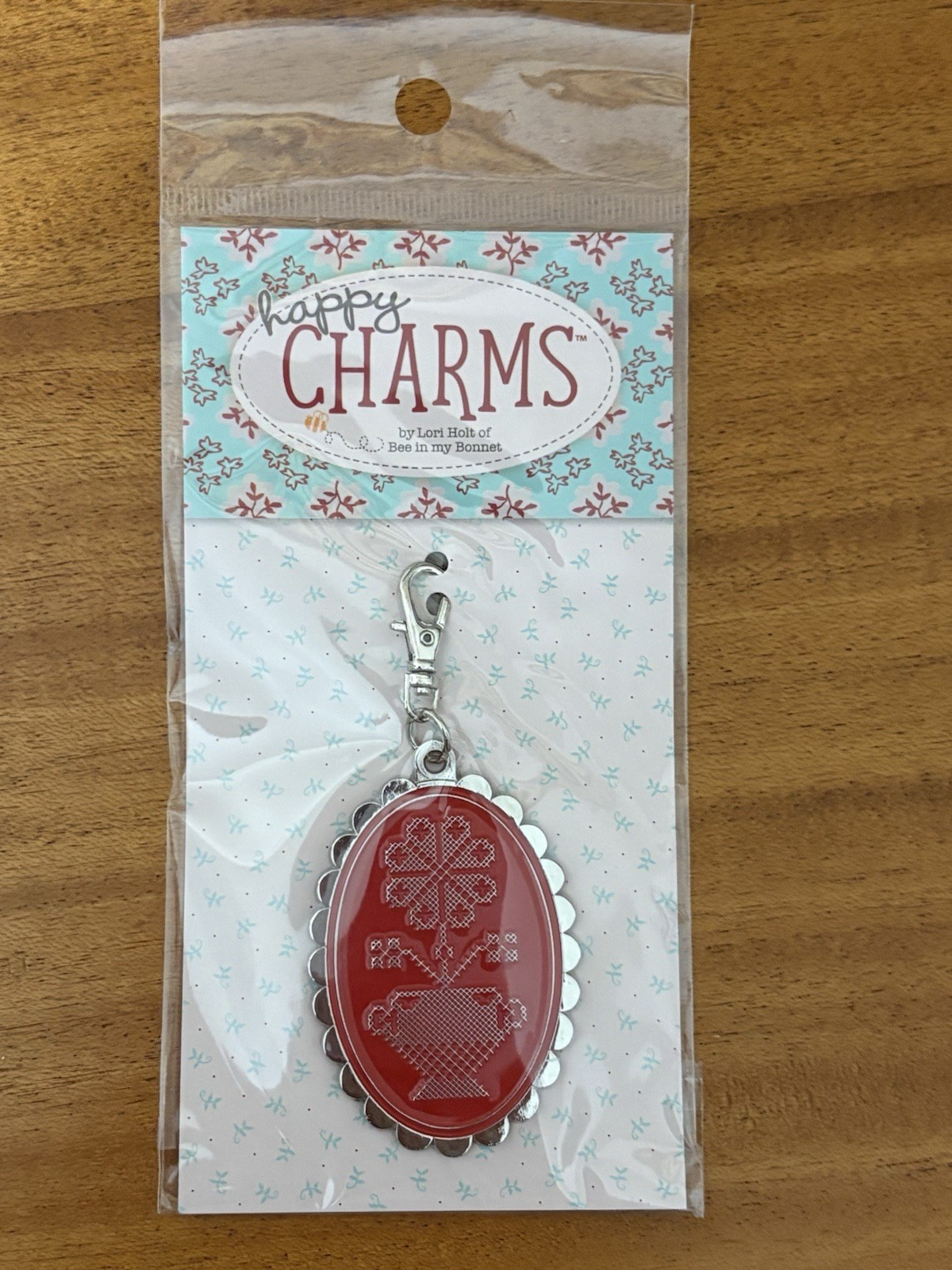 Lori Holt Enamel Happy Charm - Floral