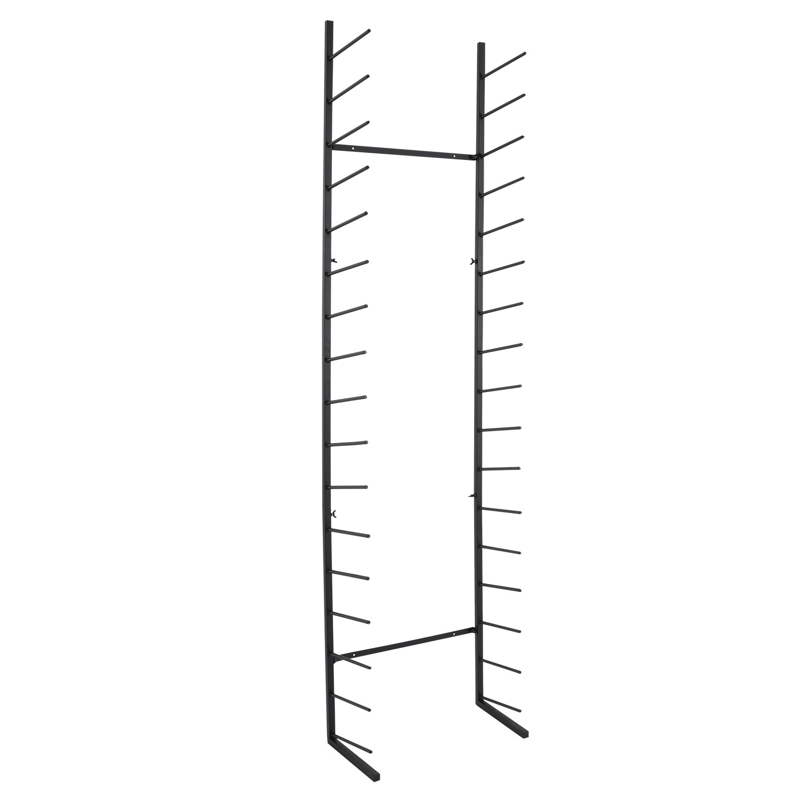 17-Tier Wall Mounted Blueprint Storage Rack for Organized Drawings