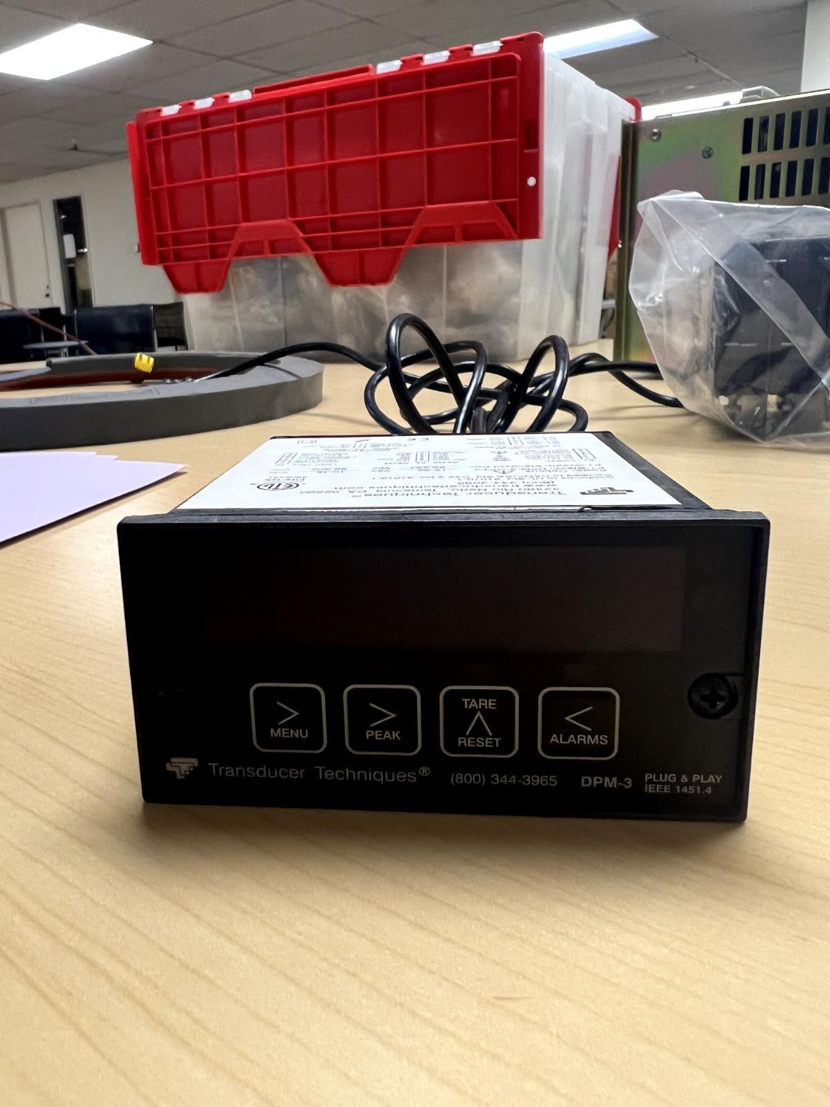 Transducer Techniques DPM-3 4006497, Used Working, Cord included, Used