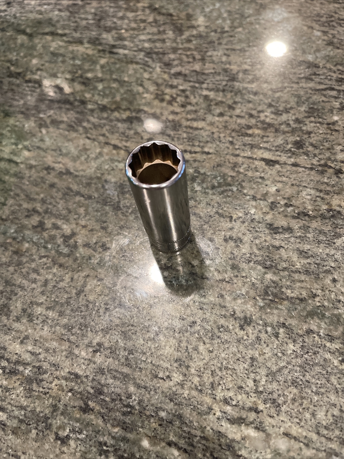 Snap-On stmmd15 15mm 1/4" drive 12 point metric deep chrome socket