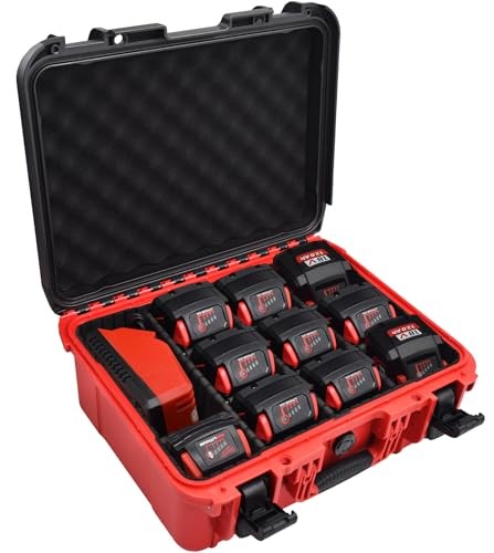 Hard Storage Box Case For Milwaukee Battery Extra Large