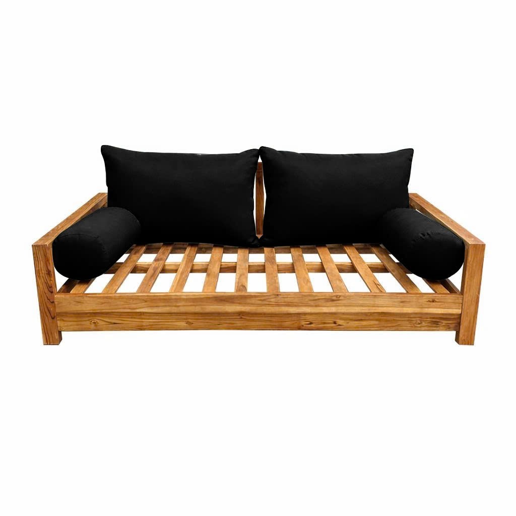 |COVER ONLY| STYLE 2 Crib Bolster Pillow Daybed Porch Swing Knife Edge AD109