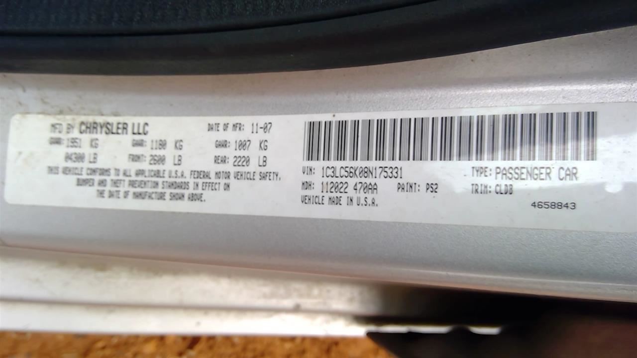 AC Condenser Fits 08-14 AVENGER 276988