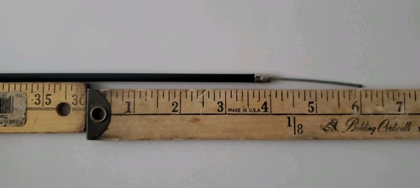NOS Motion Pro Universal Throttle / Decompression Cable ball top 42" overall