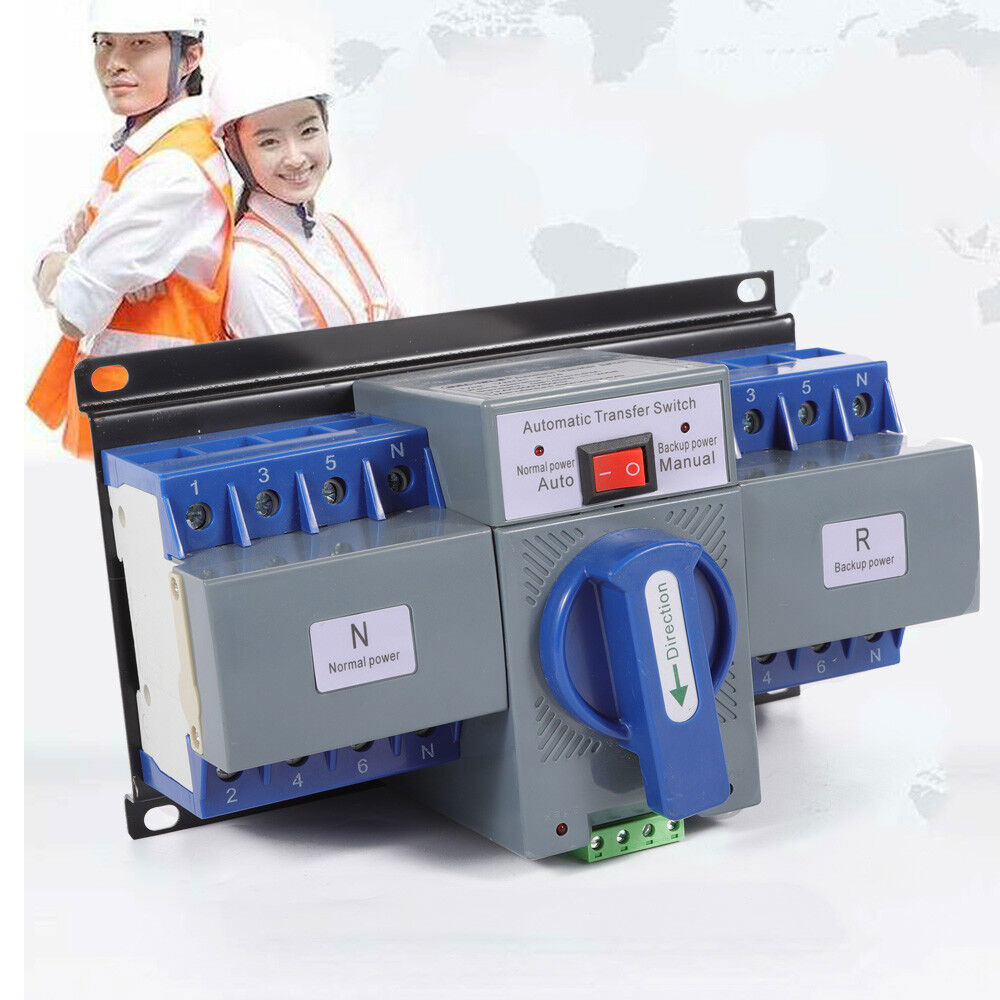 Dual Power Automatic Transfer Switch ATS CB level M6 Mini Change-over Switch