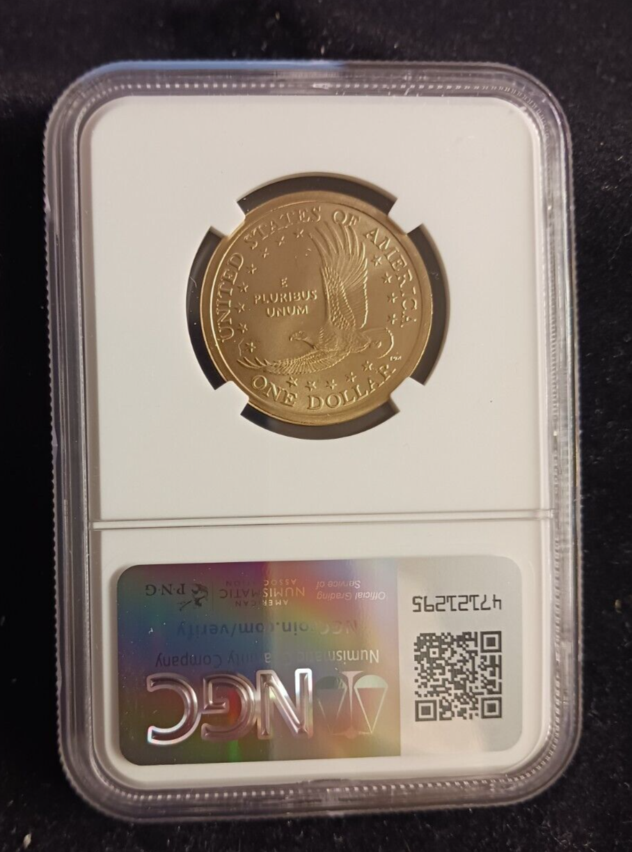 2008(D) SMS NGC MS 67 Sacagawea Dollar Coin