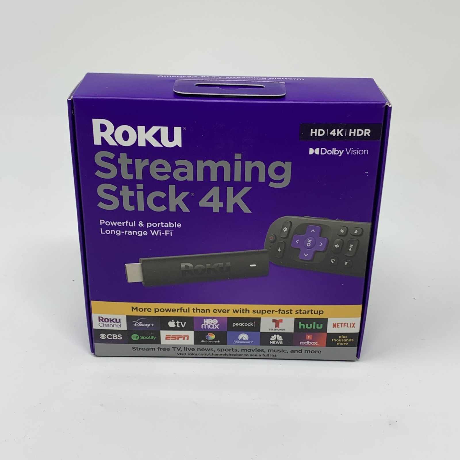 Roku Streaming Stick 4K HD HDR Brand New In Sealed Box  SKU 3820R2