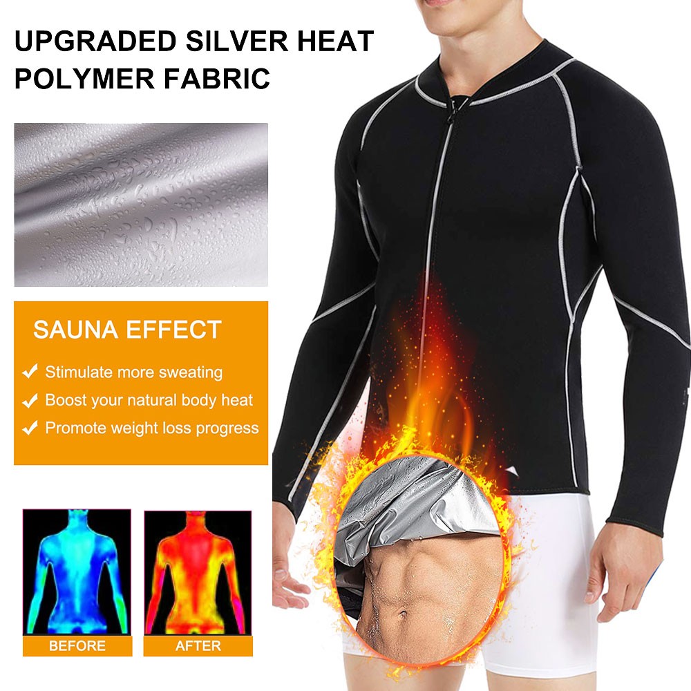 Sauna Suit for Weight Loss – Heavy Duty Sweat Exercise Gym Training Gear