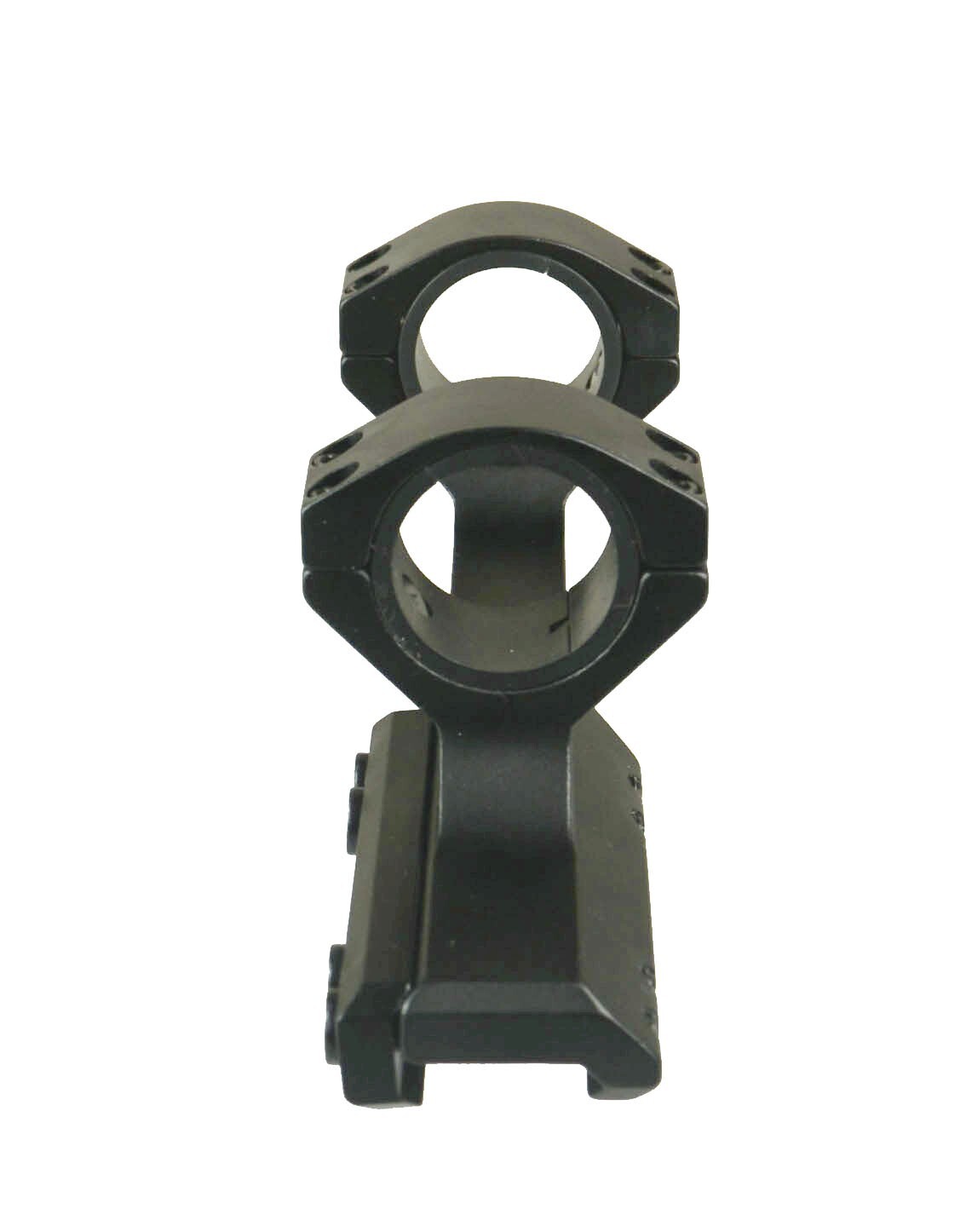 Black 30mm Offset Cantilever Picatinny Weaver Scope Ring Mount With 1" Inserts