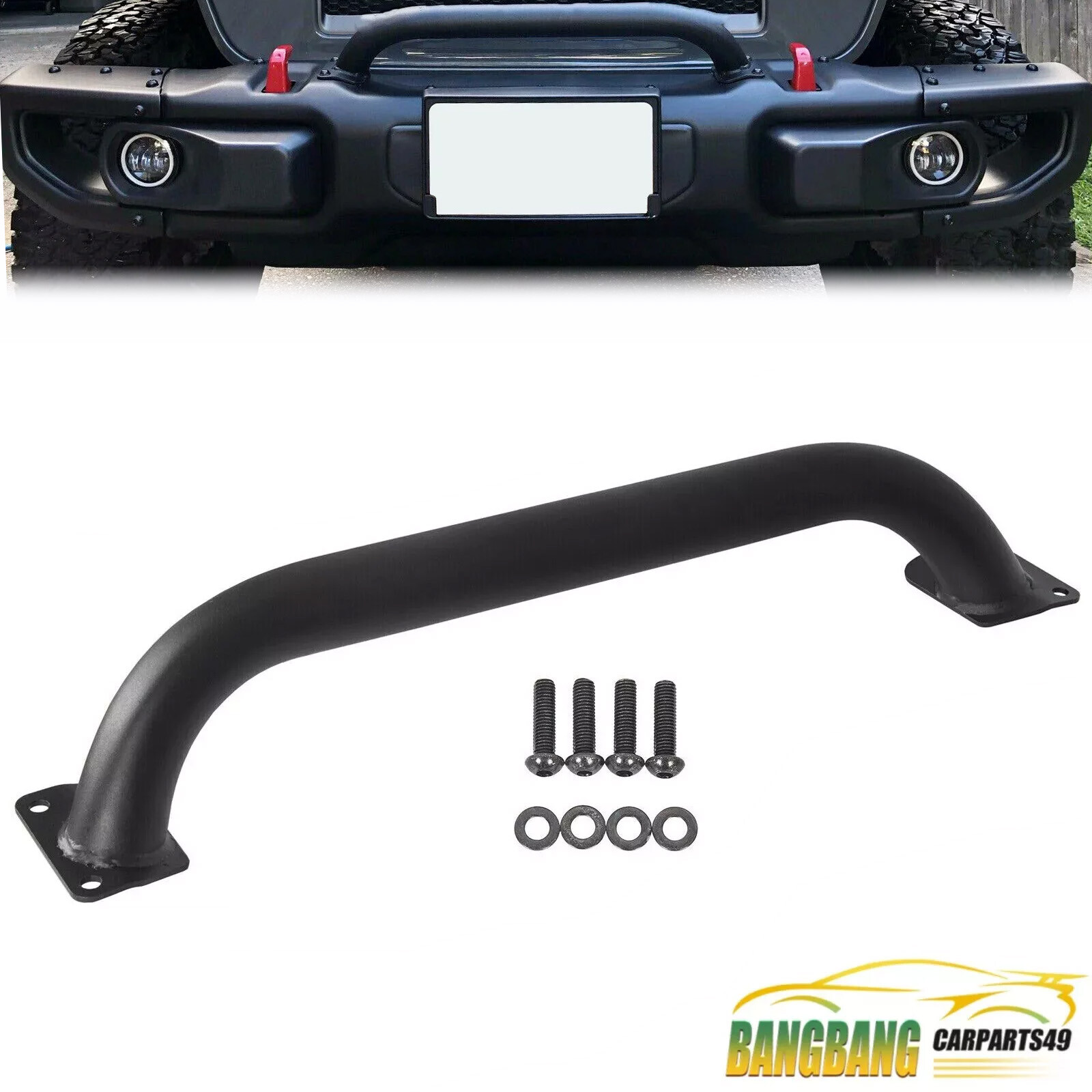 Front Bumper Bar Brush Grill Winch Guard For Wrangler JL Gladiator JT 82215351