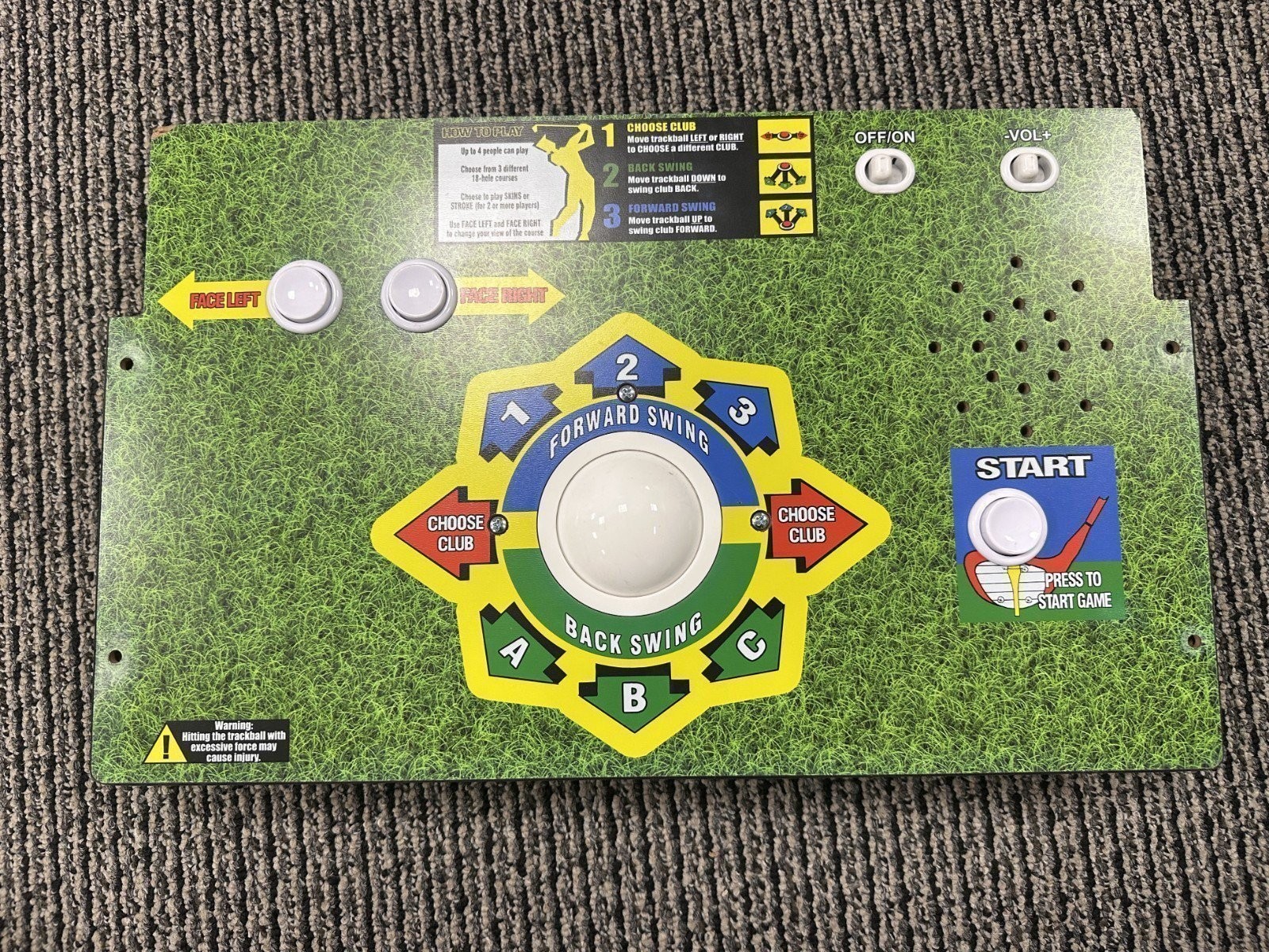 Arcade1UP Golden Tee 3D Deluxe Arcade Machine - Control Deck ONLY