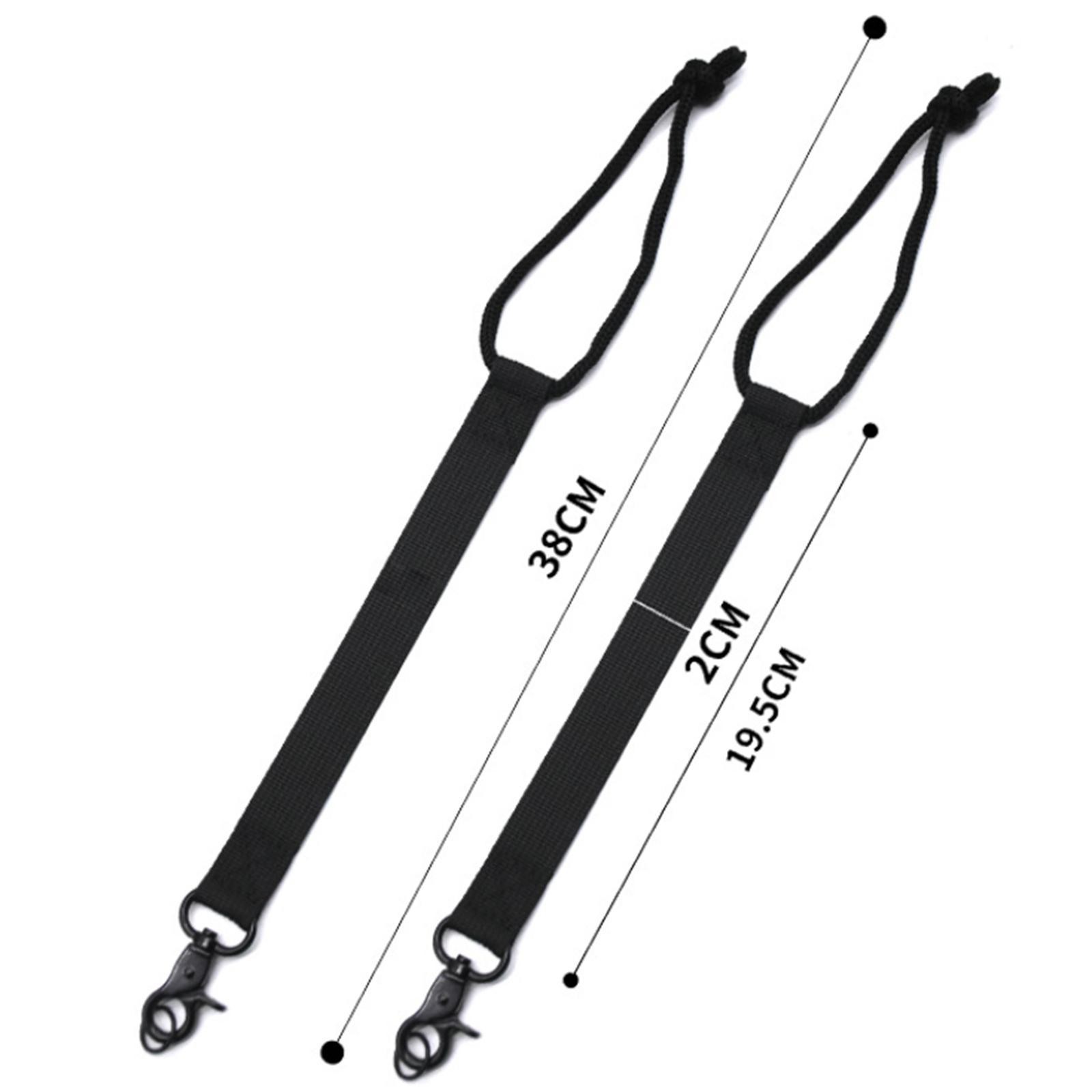 2x Snowboard Binding Straps Replacement Durability Practical Snowboard Leash