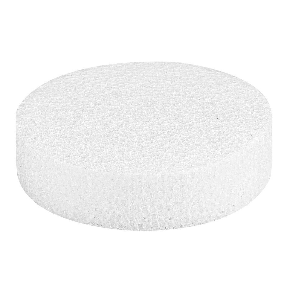 12 Pack 4 Inch Round Foam Discs for DIY Projects Cake Decorations Arts Crafts