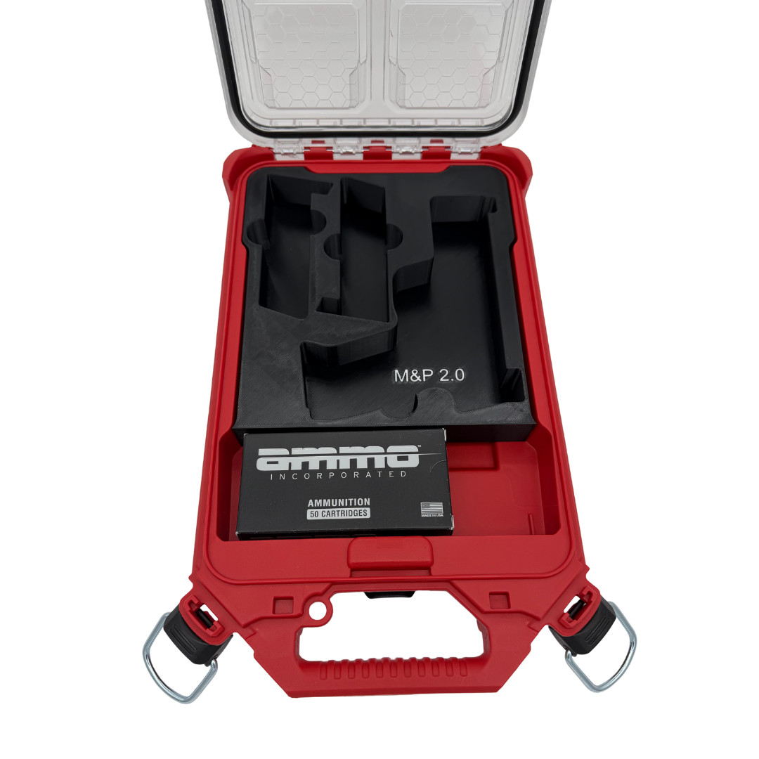 Smith & Wesson M2.0 Full Size Insert for Milwaukee Packout - Holds Mags & Ammo