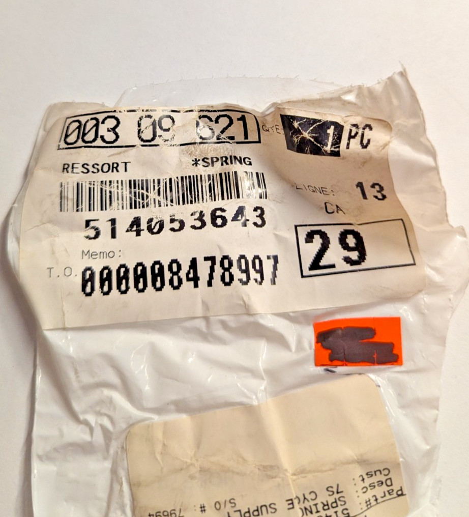 514053643 Ski-Doo OEM Spring