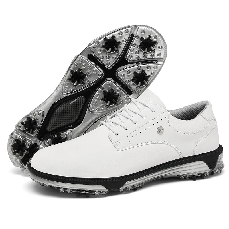 Men's Waterproof Golf Shoes Outdoor Golfing Footwear Walking Caddie Shoes