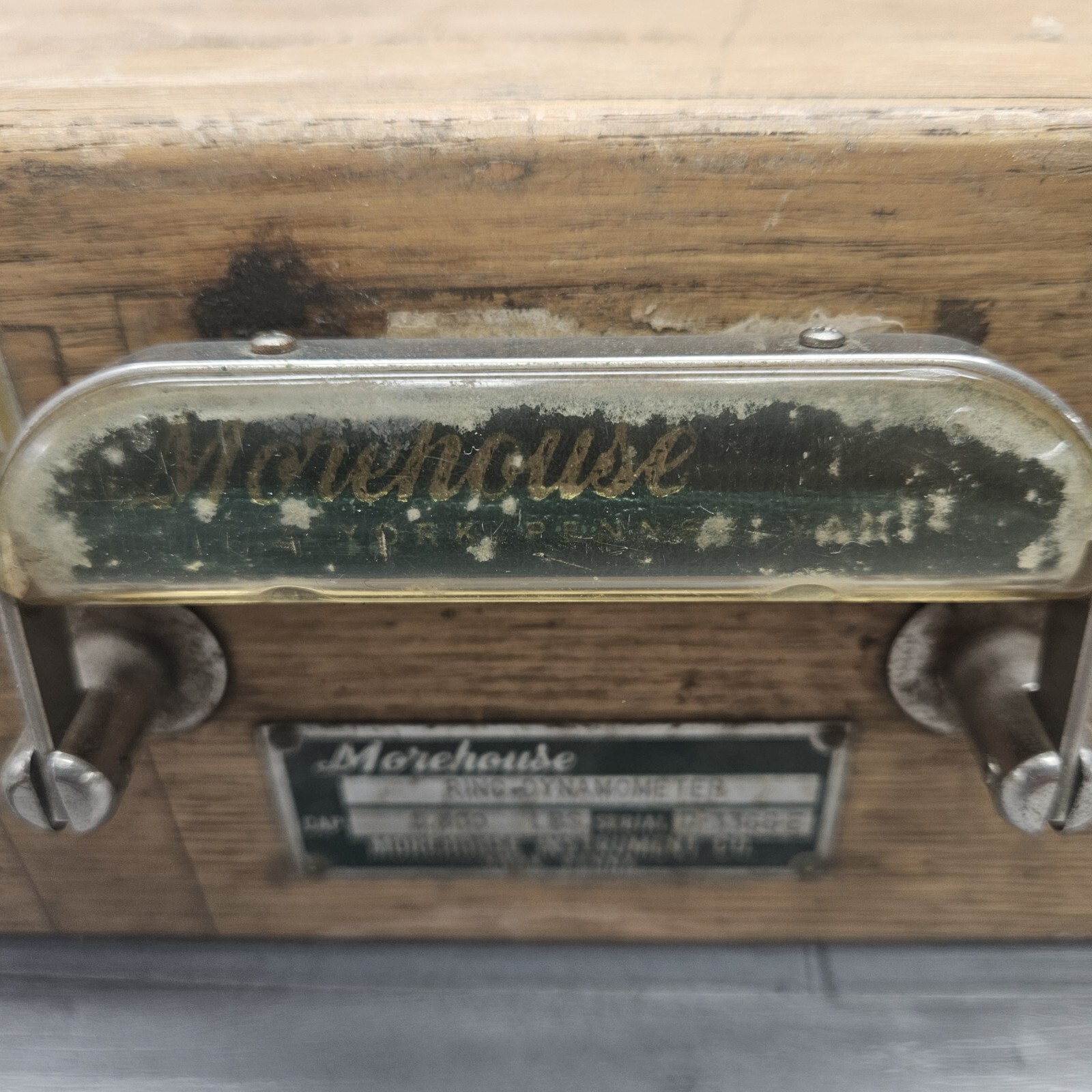 MOREHOUSE 5000 LB CAPACITY RING DYNAMOMETER CALIBRATOR