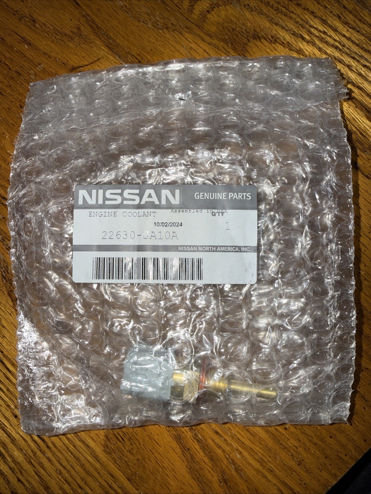 2005- 2024 Nissan Coolant Temp Sensor Fits Many NEW P/N: 22630-JA10A OEM