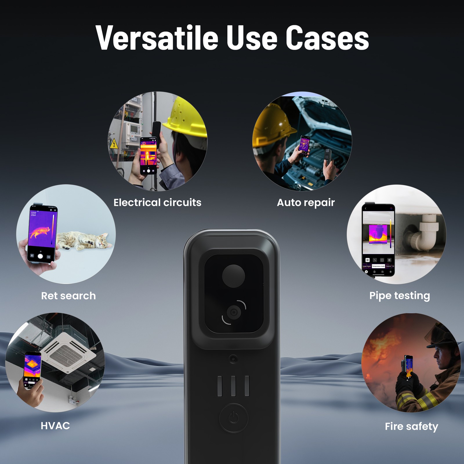 LAUREII Infrared Thermal Imager Camera Wireless Android & iOS WiFi Smart Gift