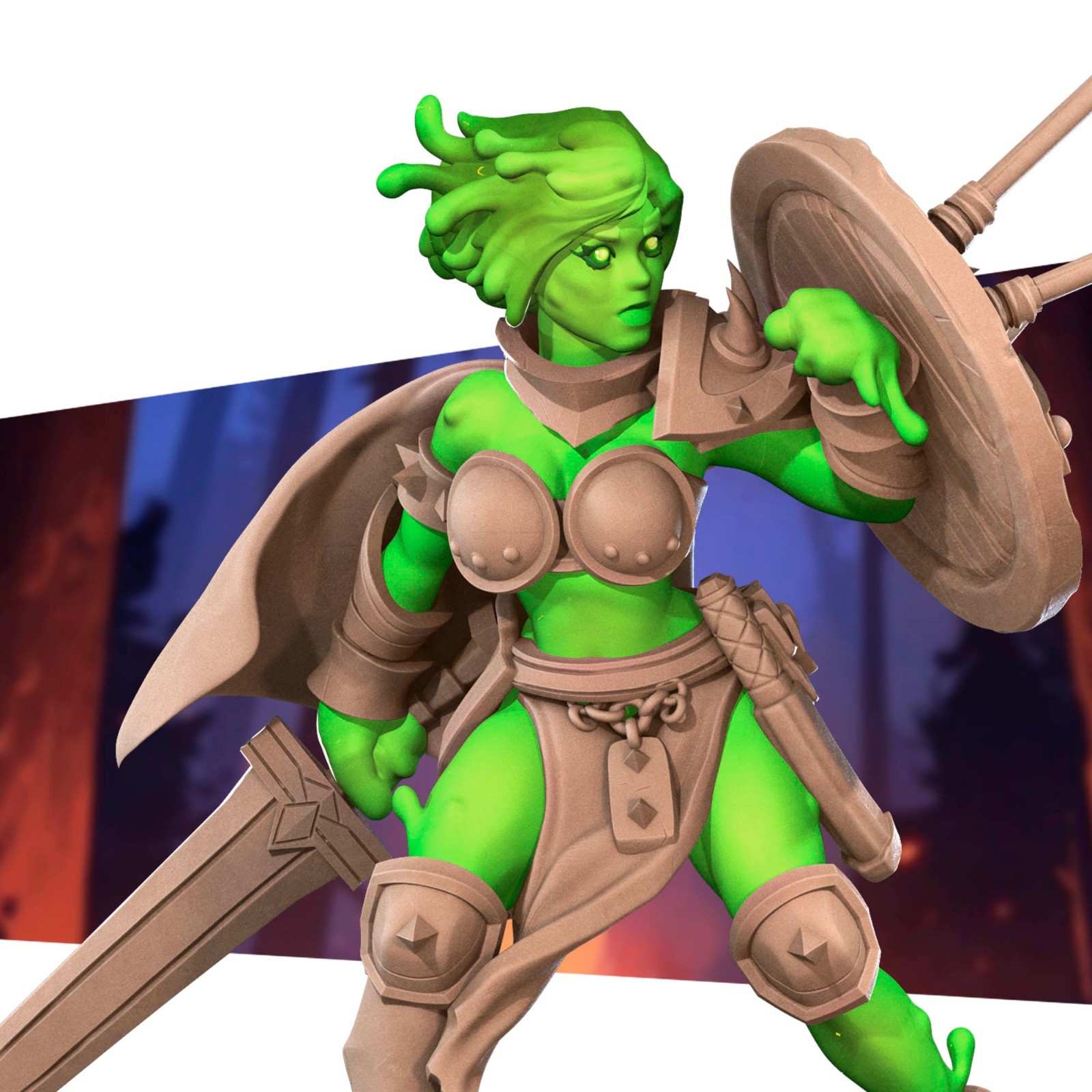 Plasmoid Barbarian - Ooze Warrior - Bite the Bullet - Dungeons and Dragons