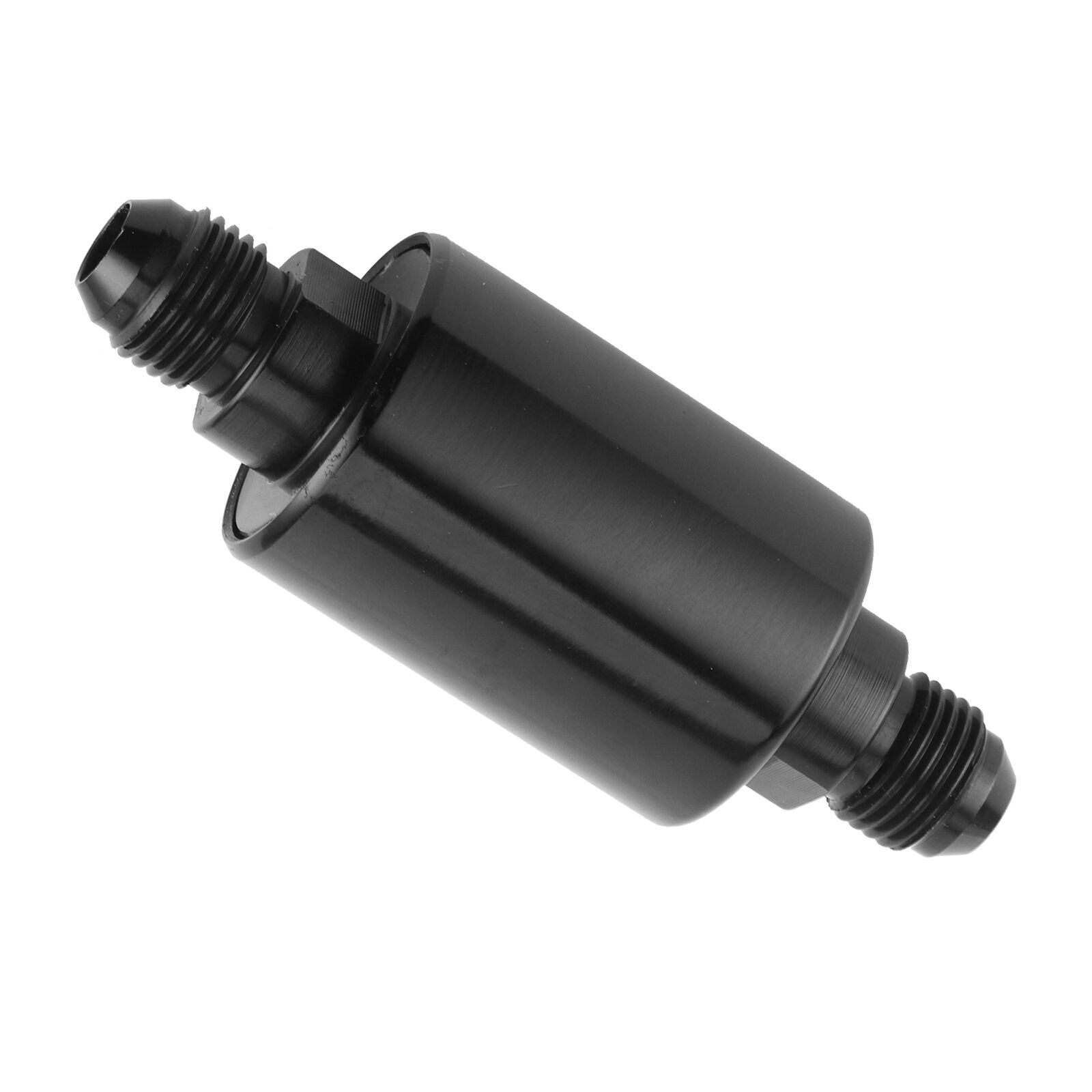 6AN Fuel Filters Removable and Replaceable Black Anodized Aluminum