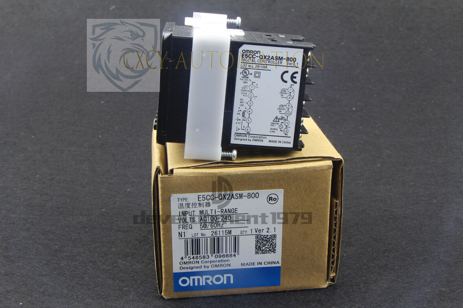 New ONE Omron Temperature Controller E5CC-QX2ASM-800