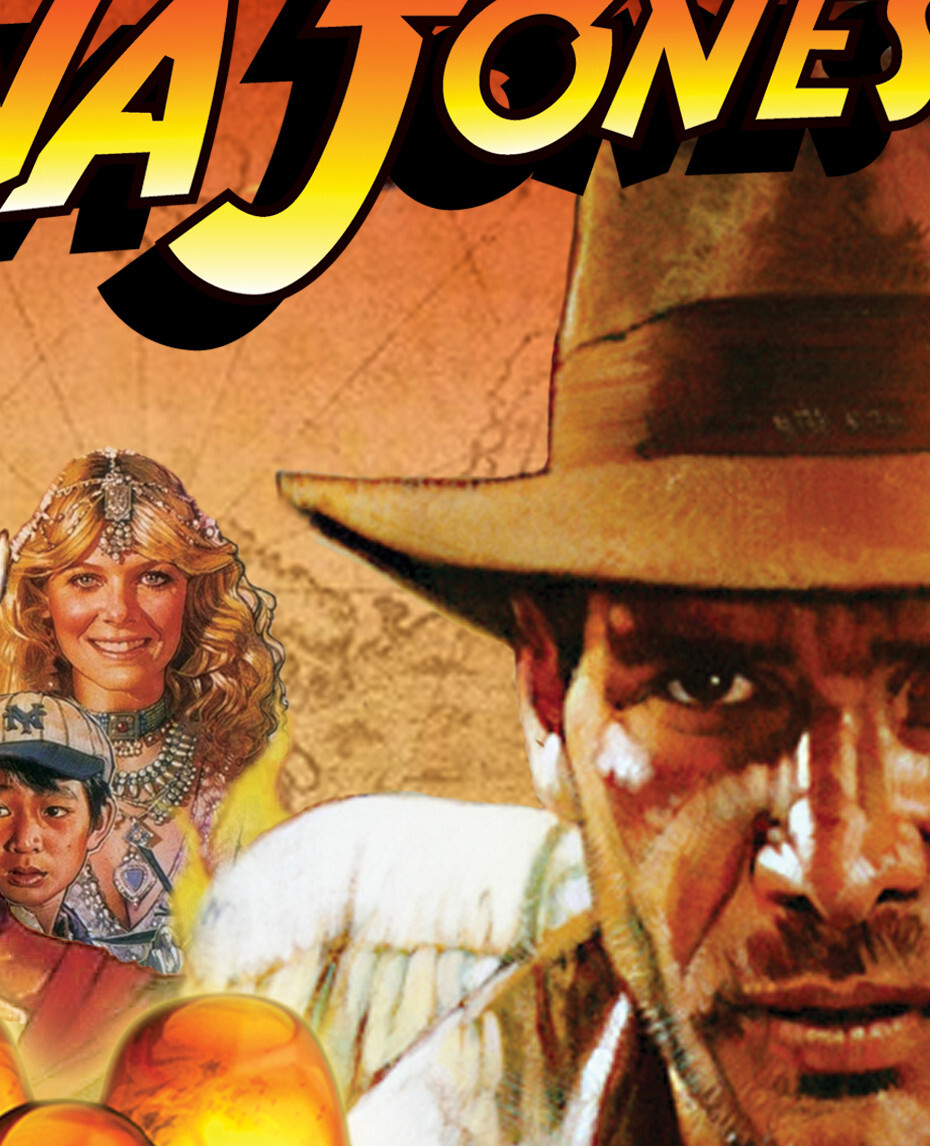 Indiana Jones Pinball Translite