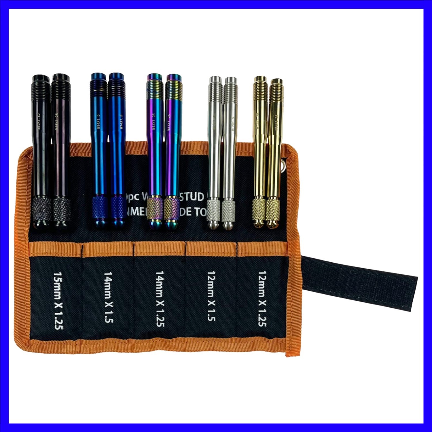 Professional 10PC Wheel Lug Bolt Alignment Pins - Easy Grip & Hassle-Free Use