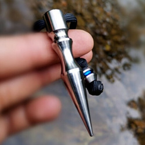EDC Tool Titanium Alloy Key Chain Ring Pendant Fallinger Gadget Cone shape