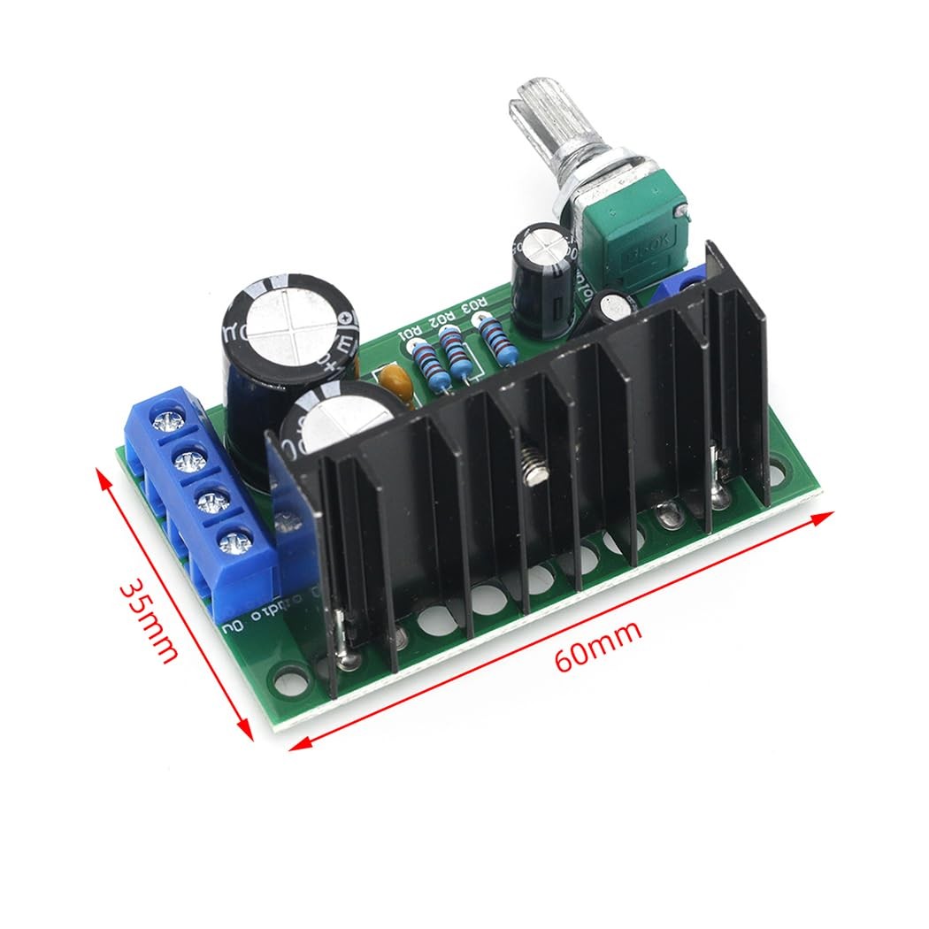 2pcs TDA2050 Mono Audio Amplifier Module Digital Mono Amplifier Board AMP DC/AC