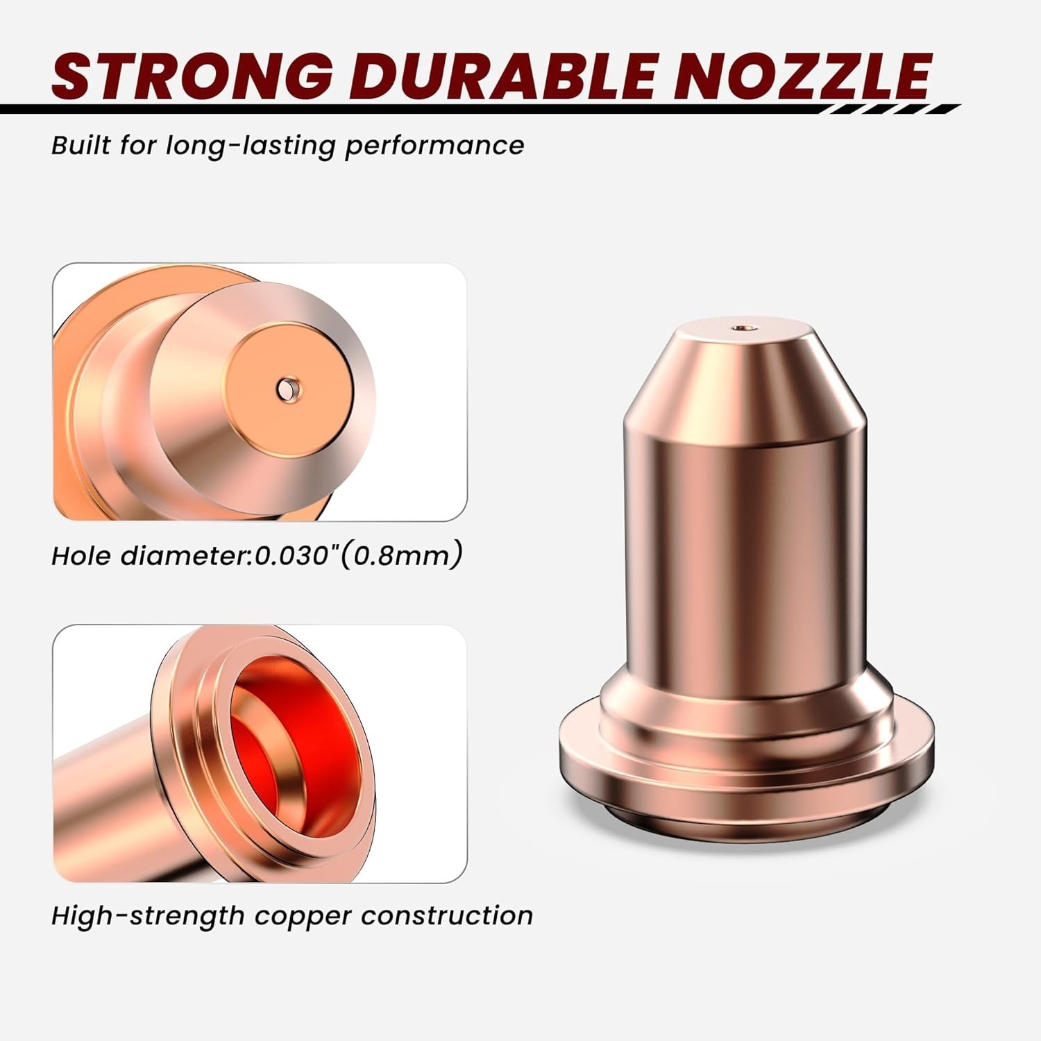 Complete Kit of 23Pcs Plasma Cutting Consumables for Efficient Torch Performance